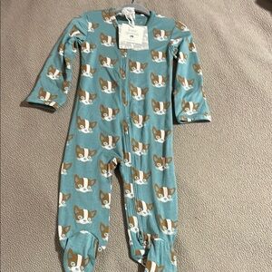 Kate Quinn  Dog Print Footie
